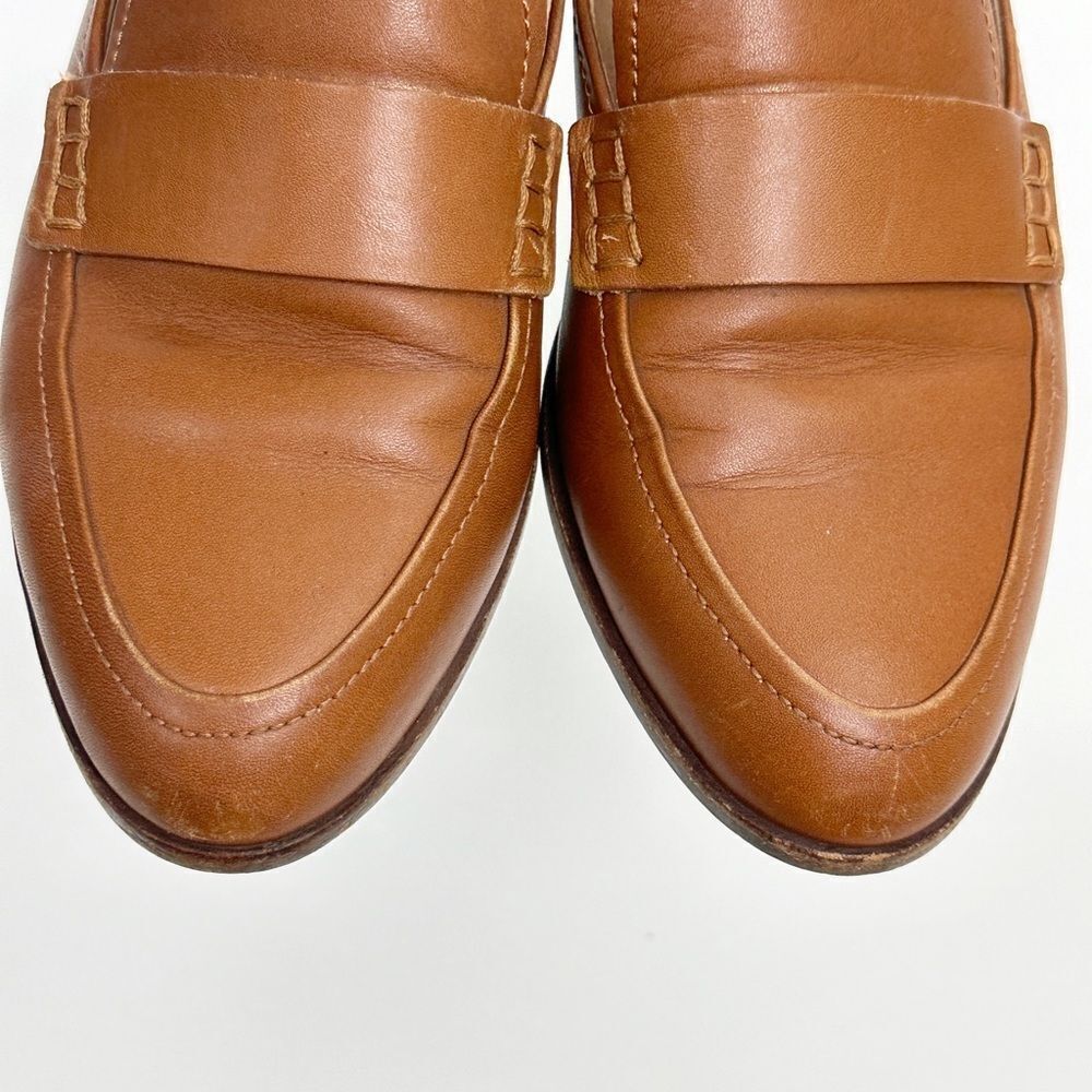 Madewell The Alex Loafer in Leather English Saddle Size 7.5 - Picture 6 of 10